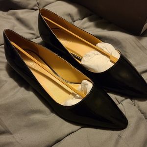 BNIB Franco Sarto Black Flats